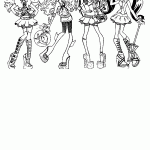 Monster high para colorir