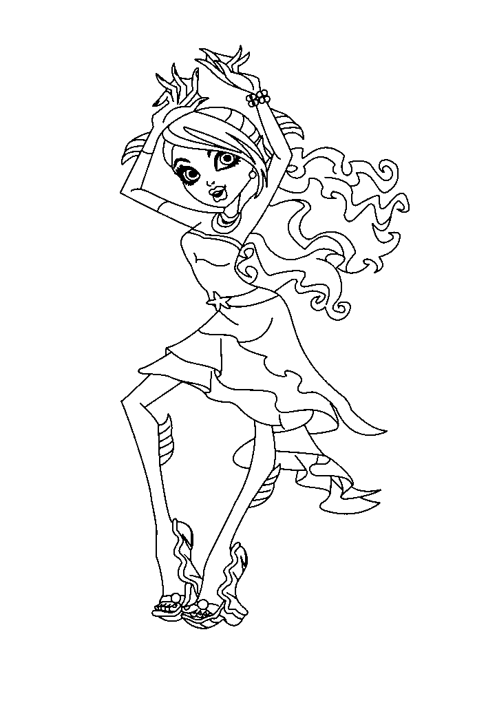 Monster high para colorir
