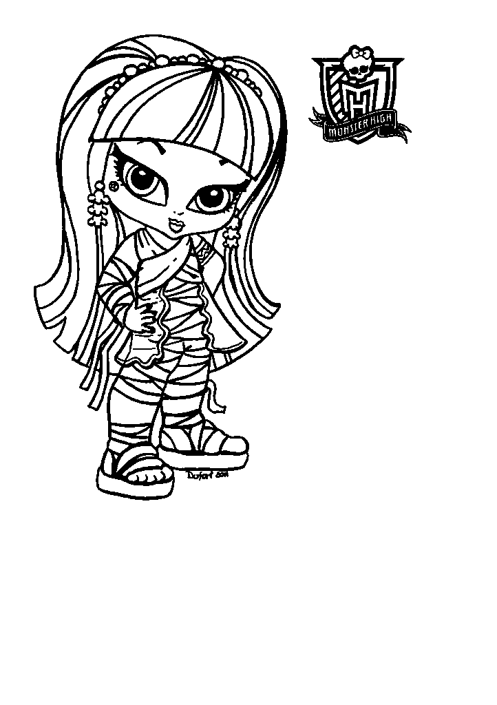 Monster high para colorir