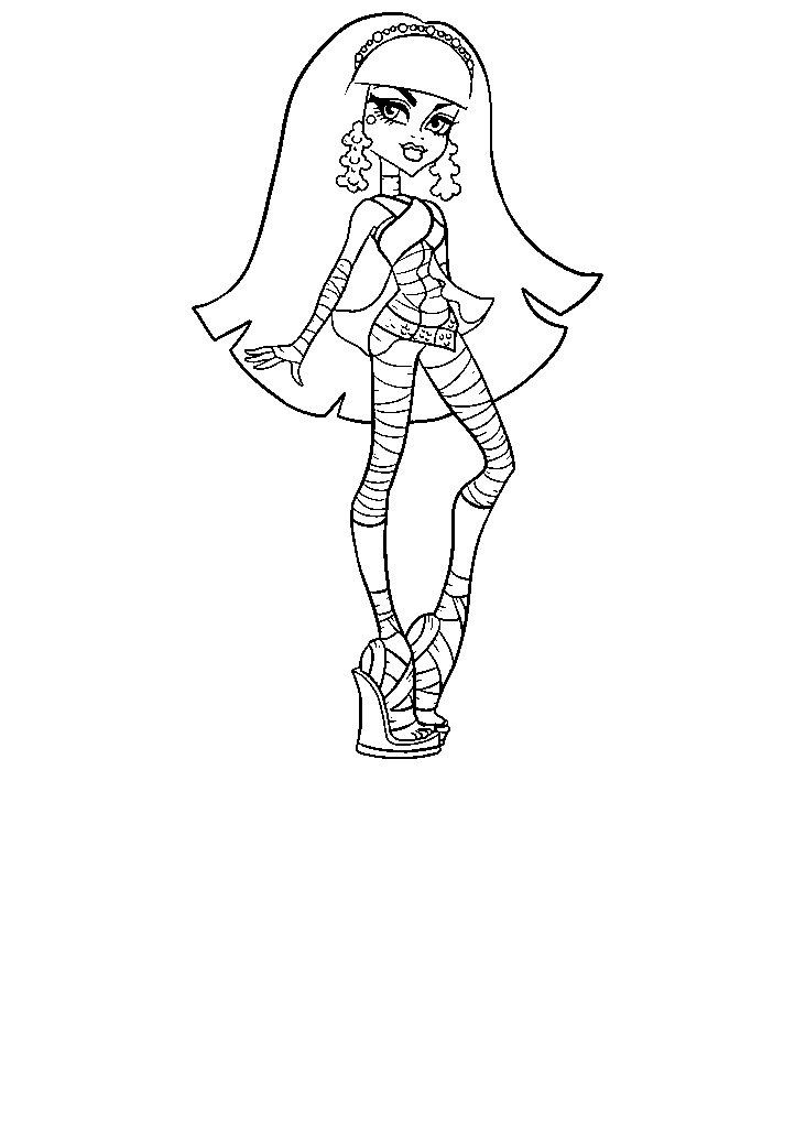 Monster high para colorir