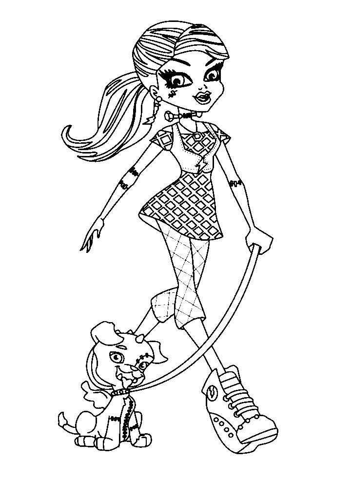 Monster high para colorir