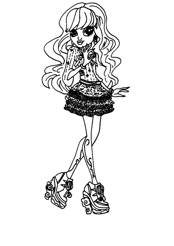 Monster high para colorir