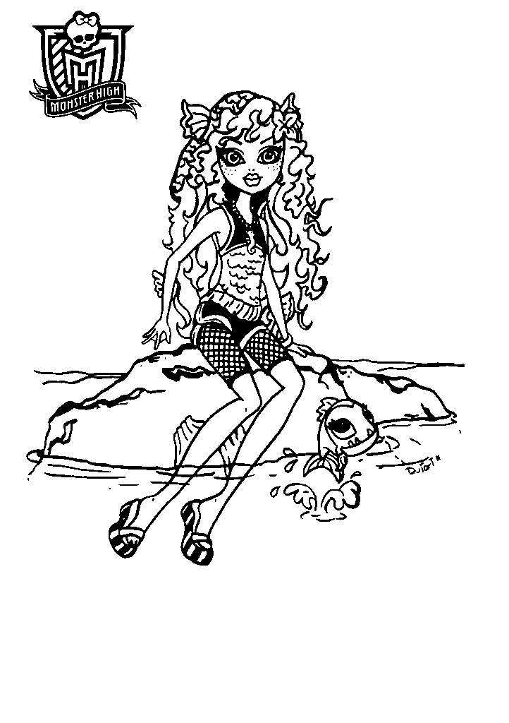 Monster high para colorir