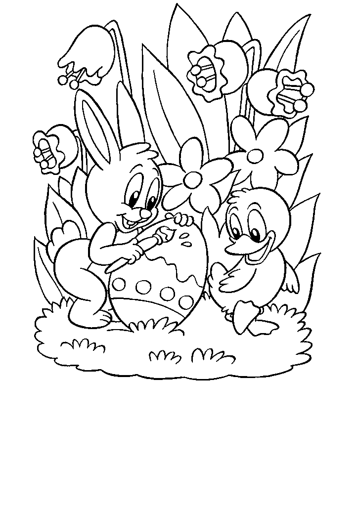 pascoa para colorir