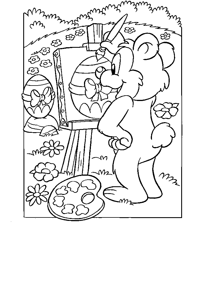pascoa para colorir
