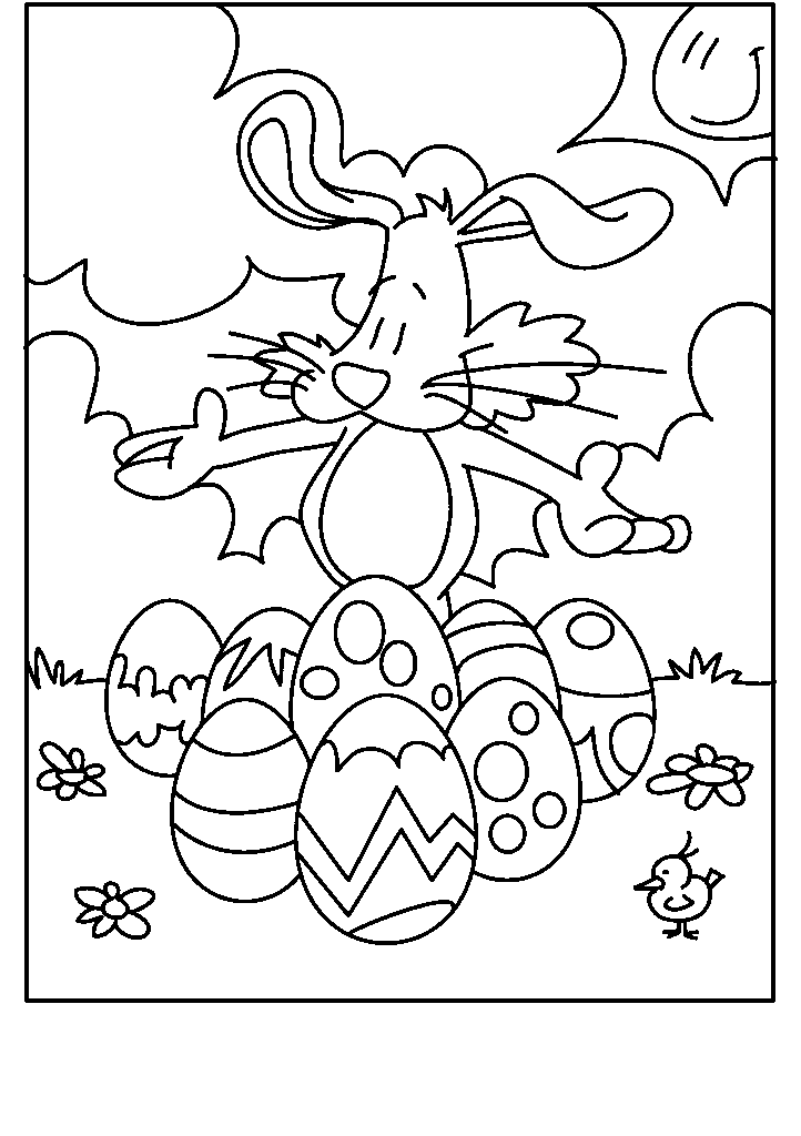 pascoa para colorir