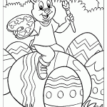 pascoa para colorir
