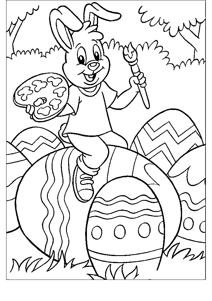 pascoa para colorir