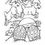 pascoa para colorir