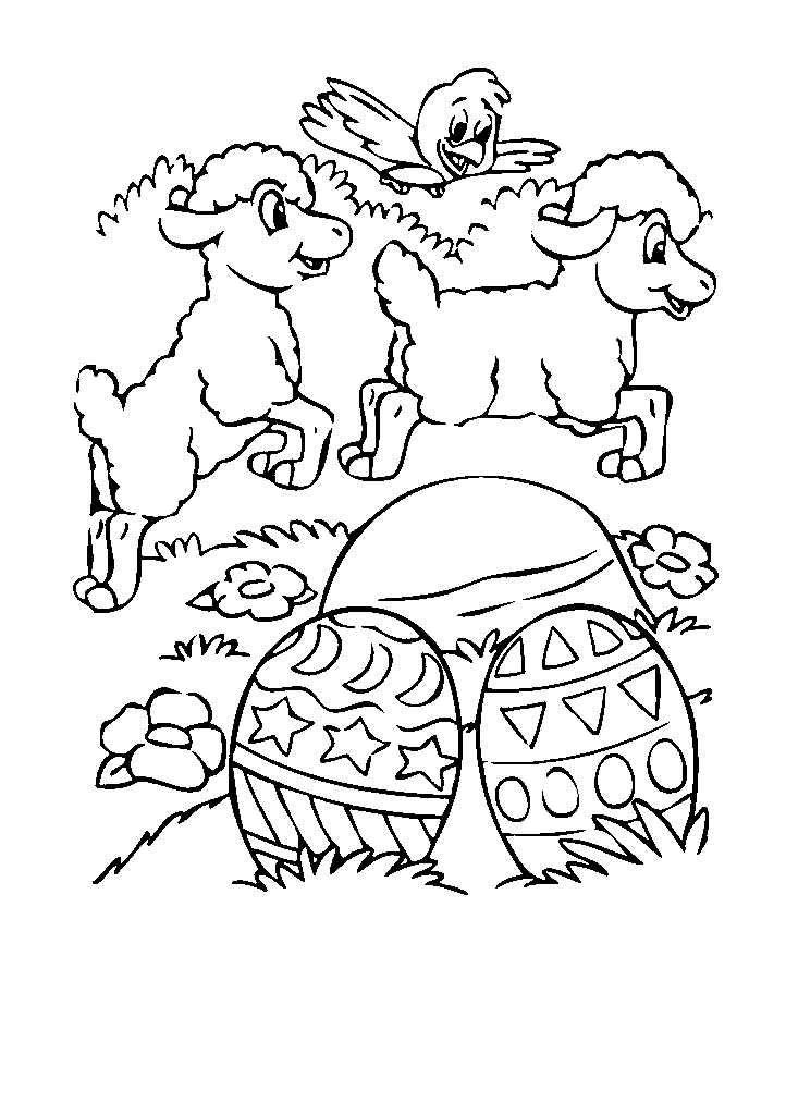 pascoa para colorir