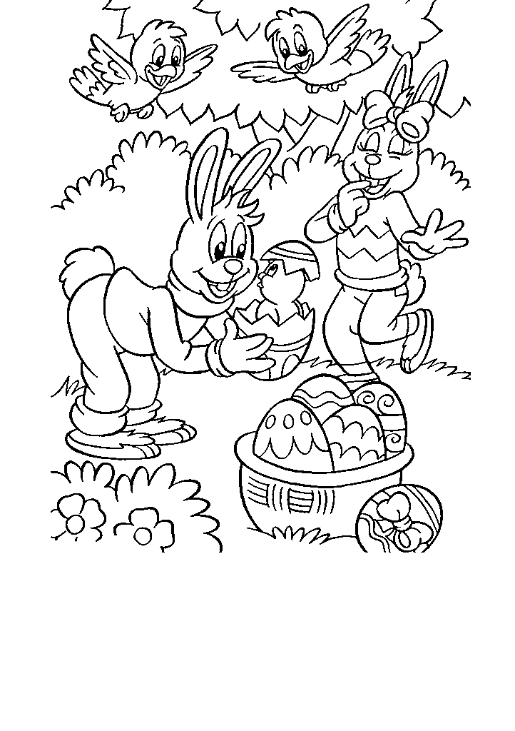 pascoa para colorir