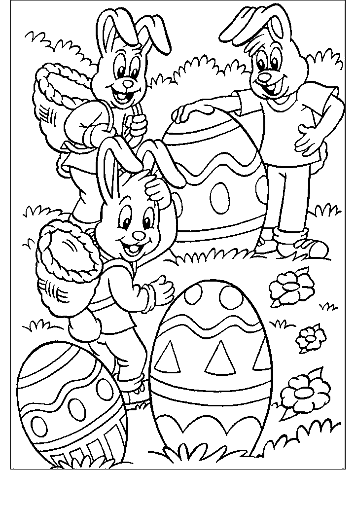 pascoa para colorir