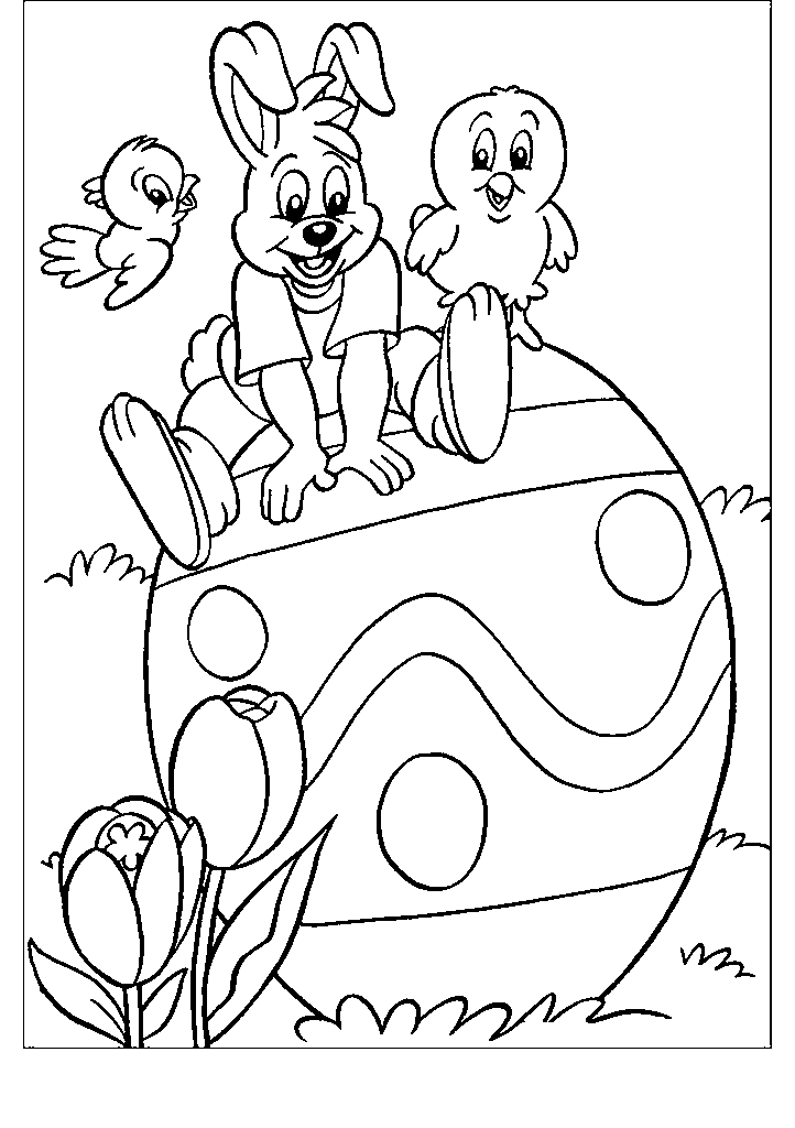 pascoa para colorir