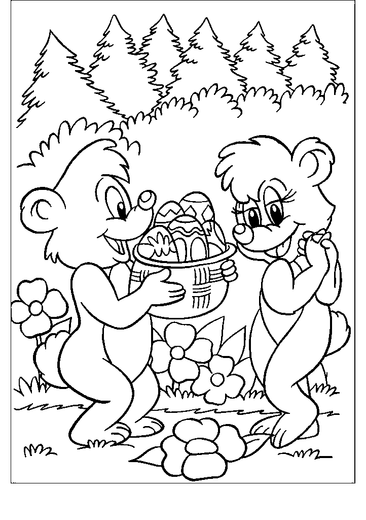 pascoa para colorir