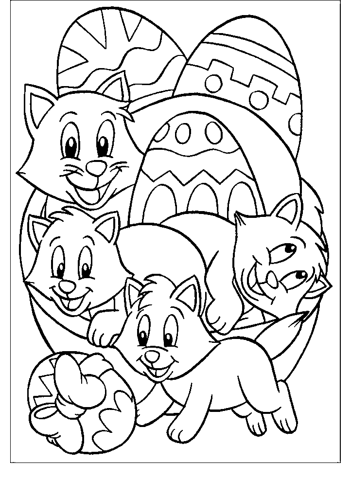 pascoa para colorir