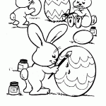 pascoa para colorir