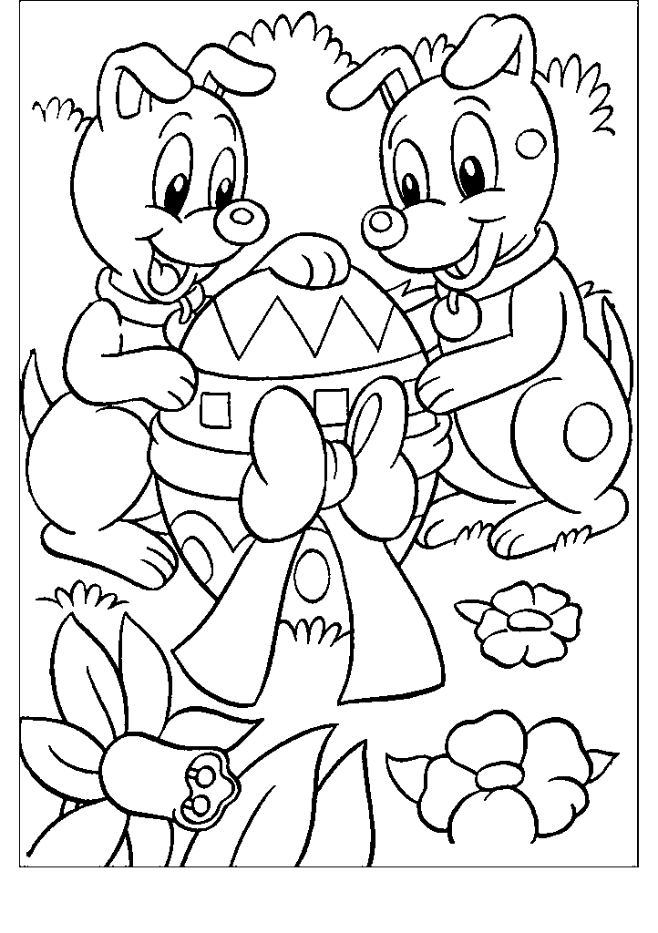 pascoa para colorir