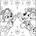 patrulha canina para colorir