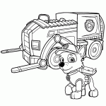 patrulha canina para colorir