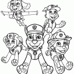 patrulha canina para colorir