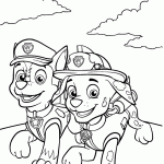 patrulha canina para colorir
