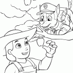 patrulha canina para colorir