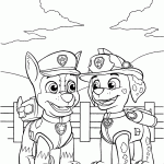 patrulha canina para colorir