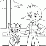 patrulha canina para colorir