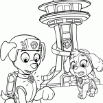 patrulha canina para colorir