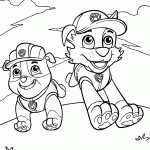 patrulha canina para colorir