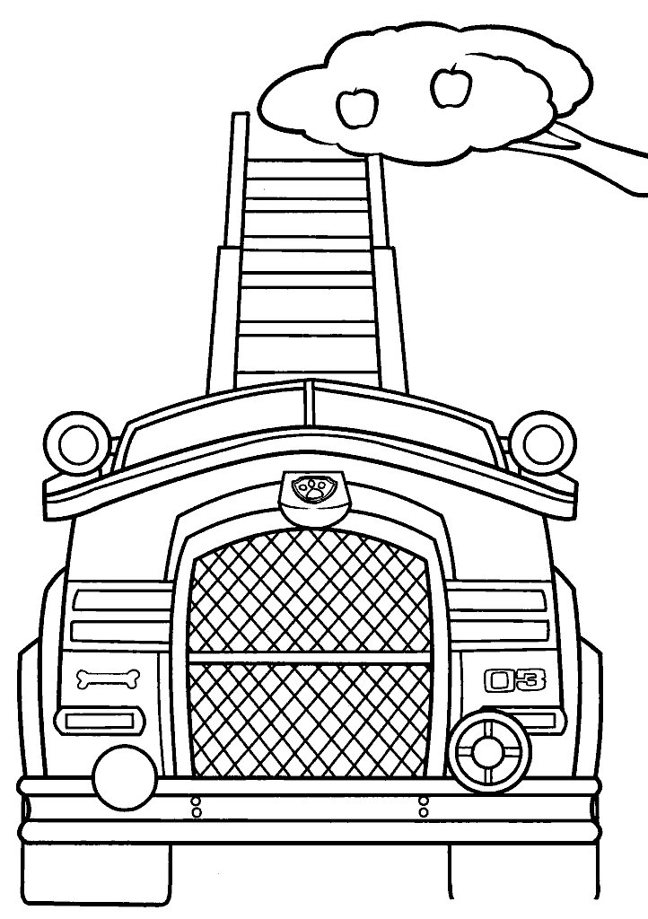 patrulha canina para colorir