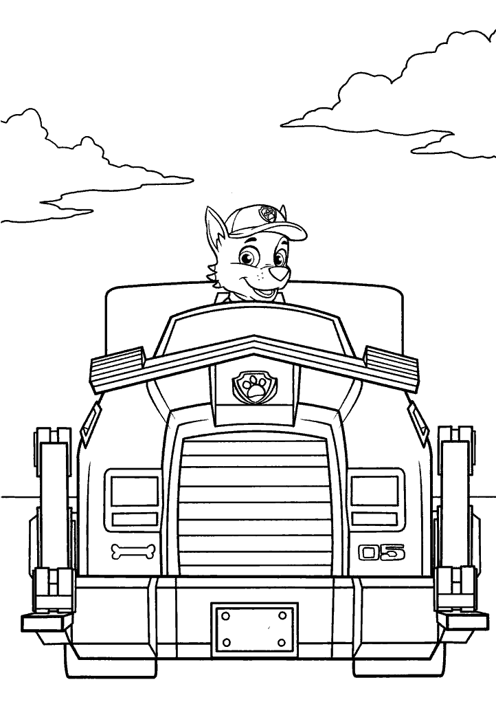 patrulha canina para colorir