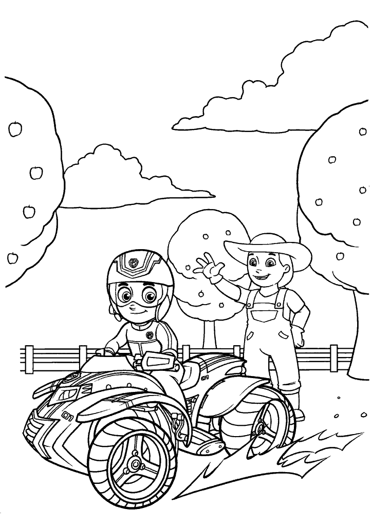 patrulha canina para colorir
