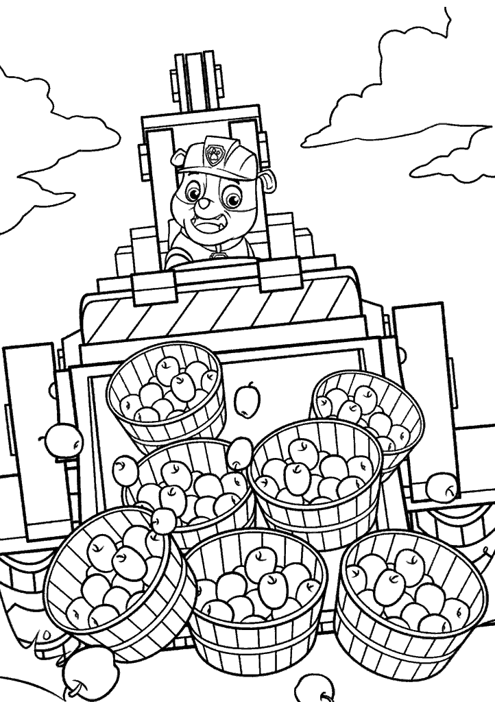 patrulha canina para colorir