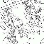 patrulha canina para colorir