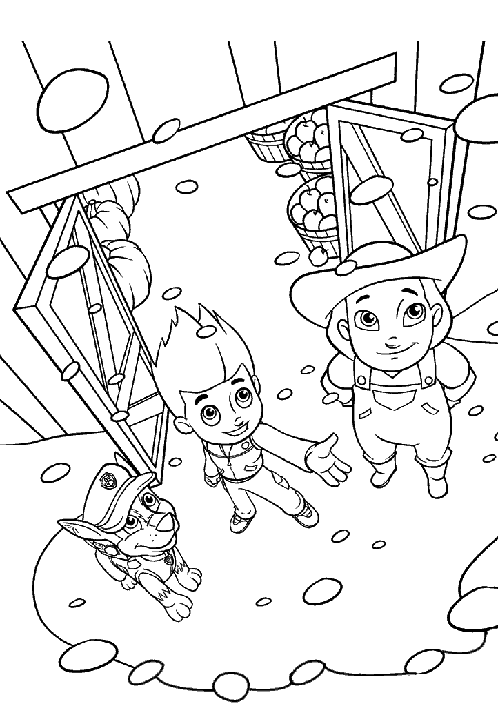 patrulha canina para colorir