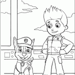 patrulha canina para colorir