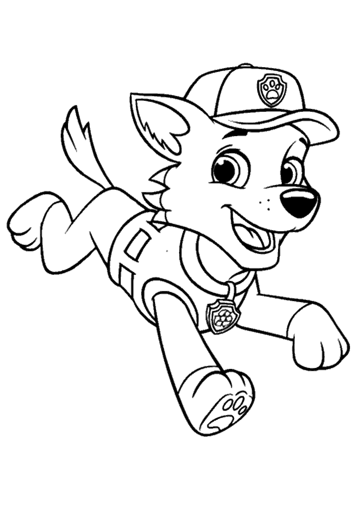 patrulha canina para colorir