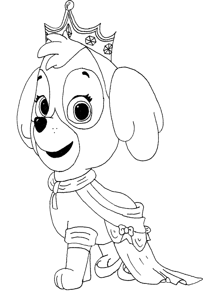 patrulha canina para colorir