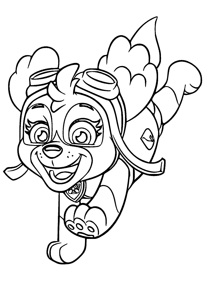 patrulha canina para colorir