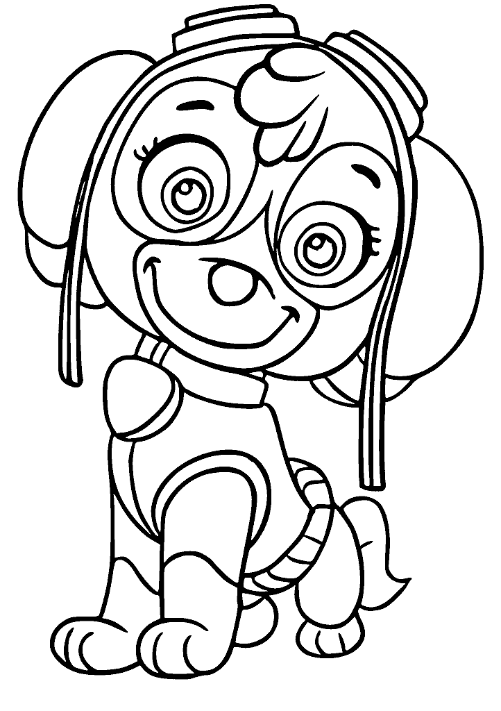 patrulha canina para colorir