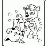 patrulha canina para colorir