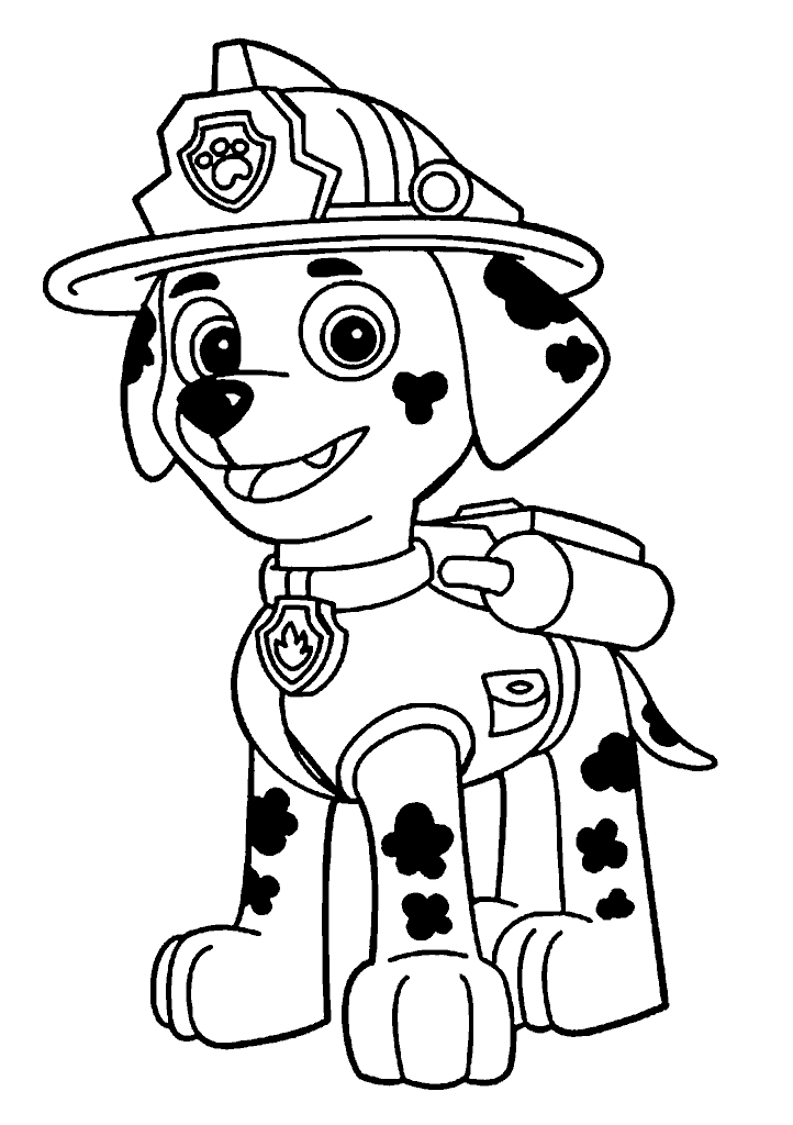 patrulha canina para colorir