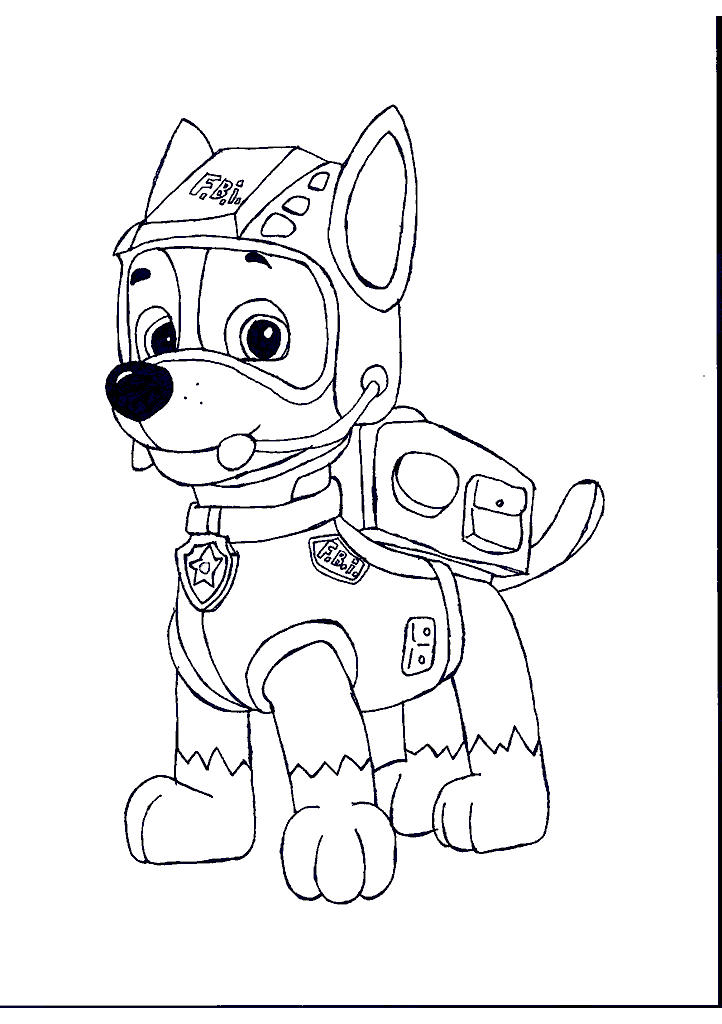 patrulha canina para colorir