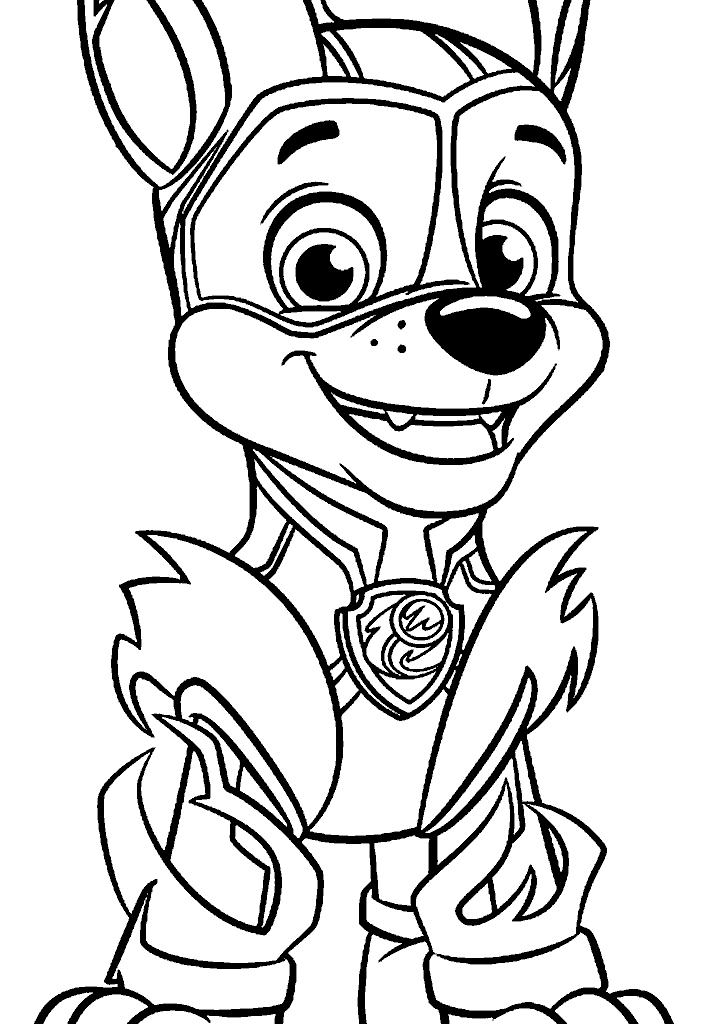 patrulha canina para colorir