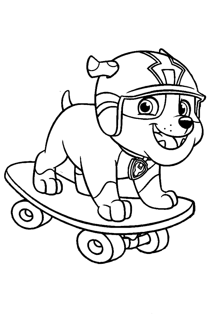 patrulha canina para colorir
