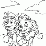 patrulha canina para colorir
