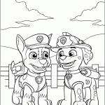 patrulha canina para colorir