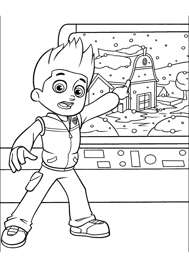 patrulha canina para colorir