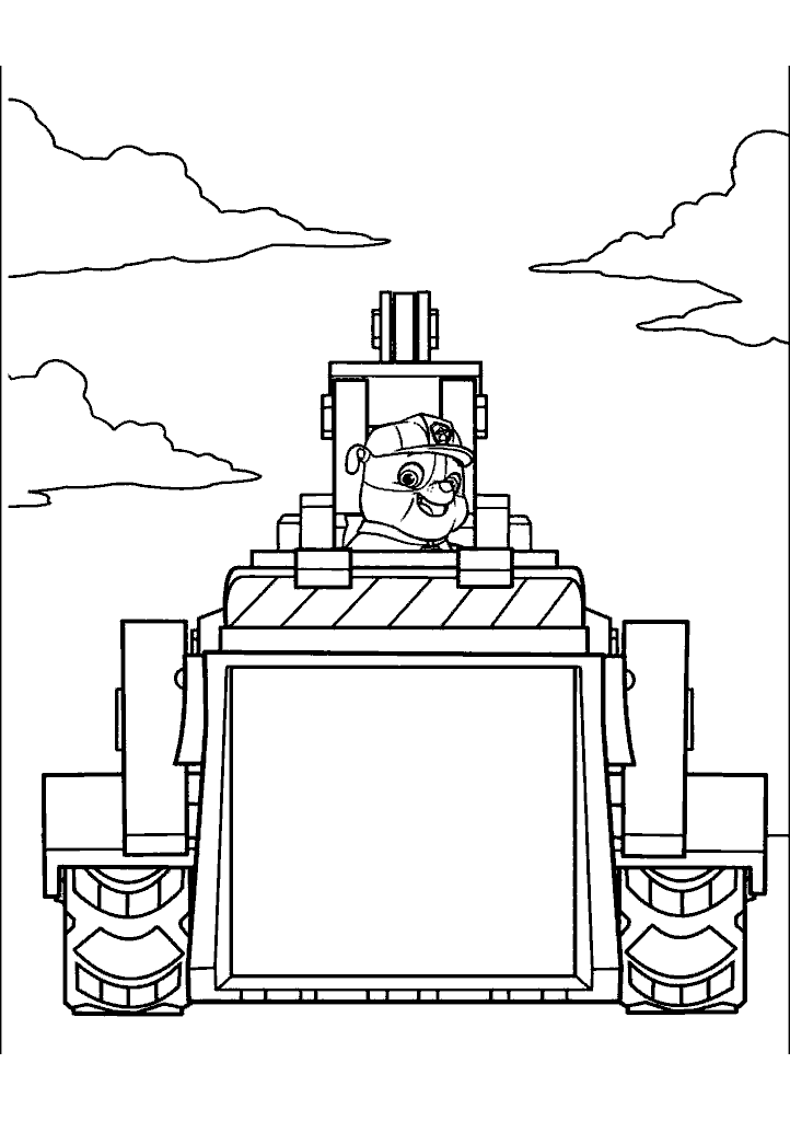 patrulha canina para colorir